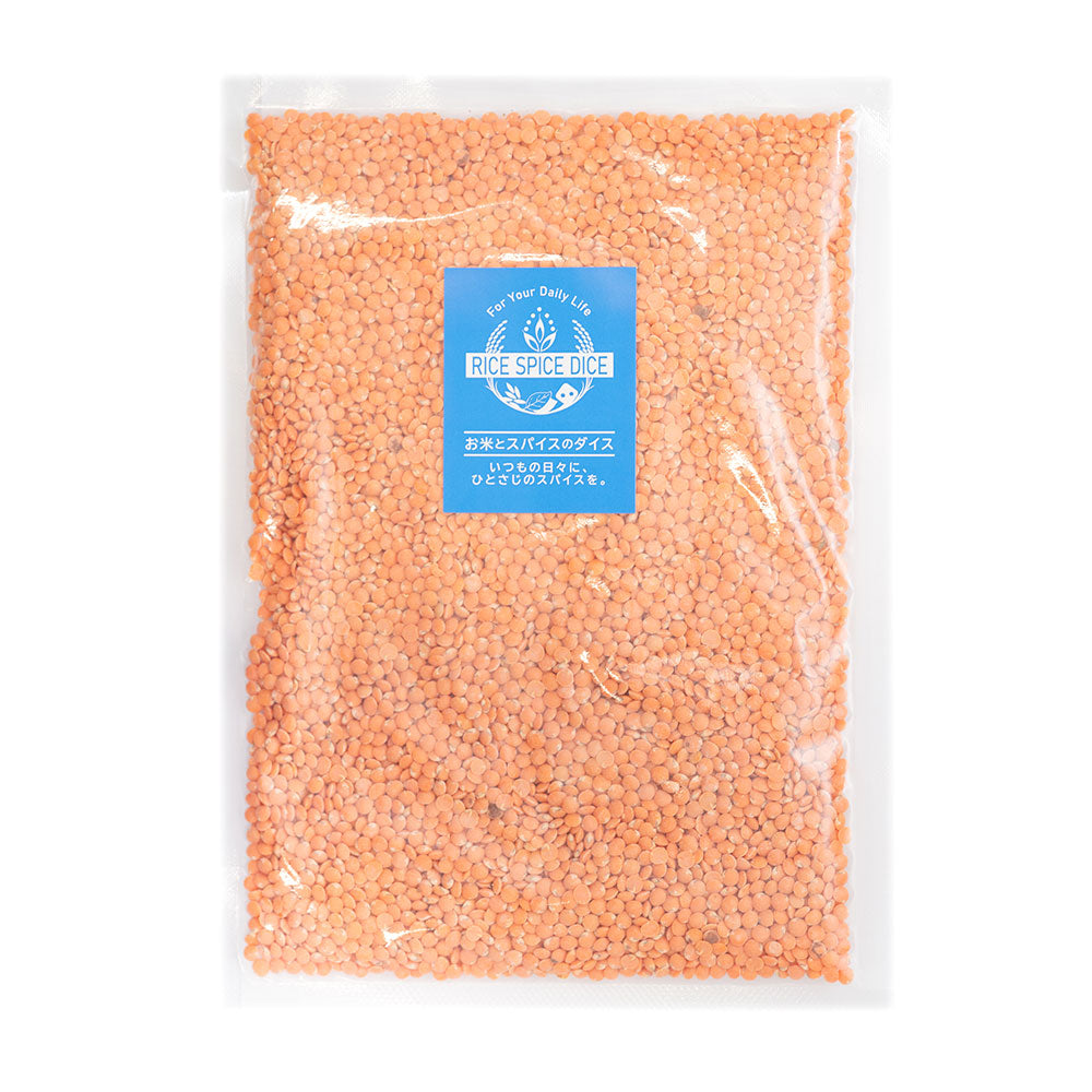 レンズ豆 皮なし 原型450g RED MASOOR DAL FOOTBALL 乾燥豆 マスールダール お米とスパイスとダイスR0064F450