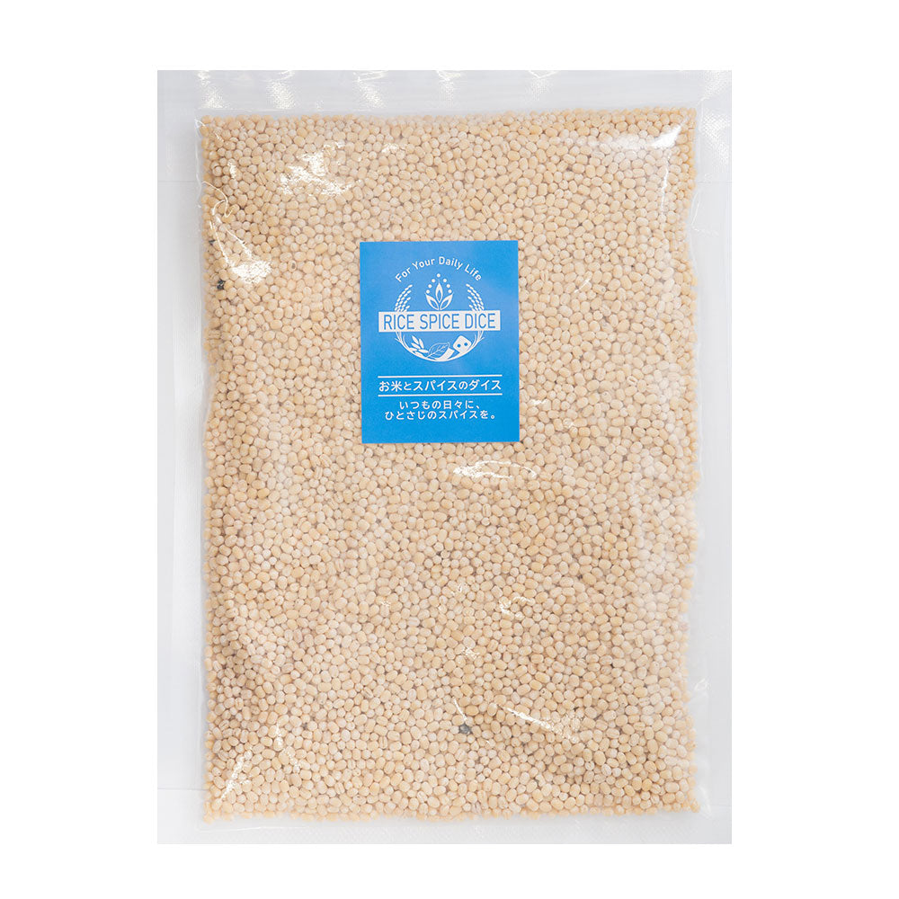 ウラド豆 皮なしホール(フットボール)450g WHITE URAD FOOTBALL 乾燥豆 ブラックマッペ お米とスパイスとダイスR0069FB450