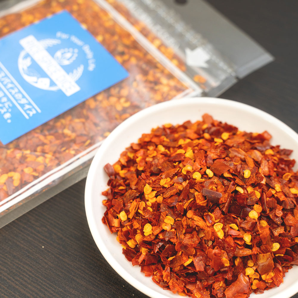 ホットチリフレーク（クラッシュド）50g HOT CHILLI FLAKE(CRUSHED)スパイス 香辛料 お米とスパイスとダイスR0028C50