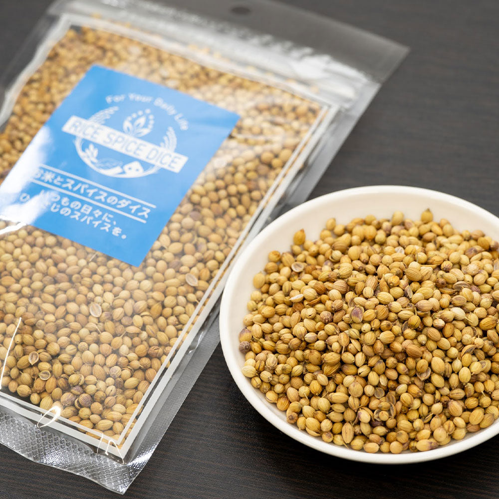 コリアンダーシードグリーン(ｲﾝﾄﾞ産)50g CORIANDER SEED GREENスパイス 香辛料 お米とスパイスとダイスR0017W50